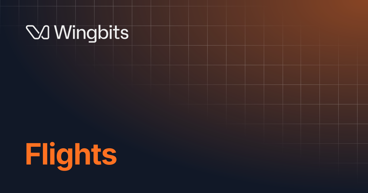 Flights | API Reference | Wingbits